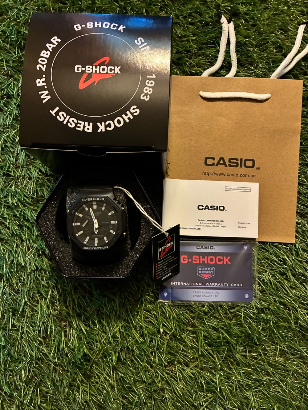 Brand New Casio Gshock 2100 Watch Black & White